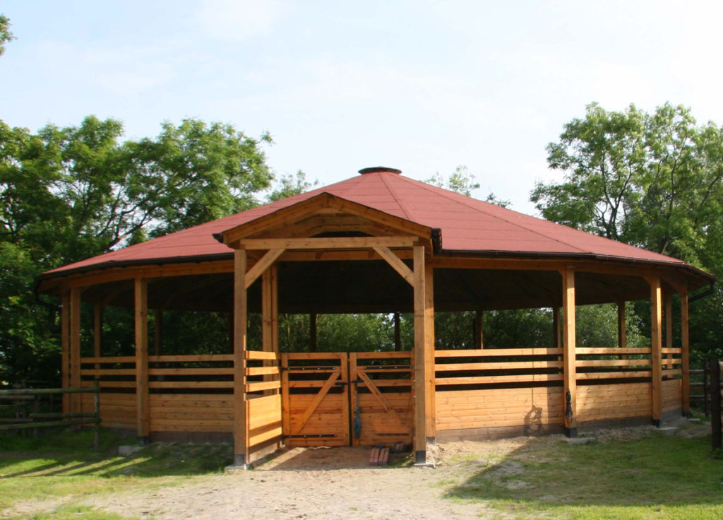 PrettyHorseFarm-Round pen